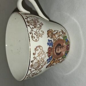 Queen Elizabeth Coronation Tea Cup Mug Collectible Coronation Queen Elizabeth